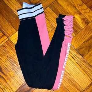 pink victorias secret leggings size: XS